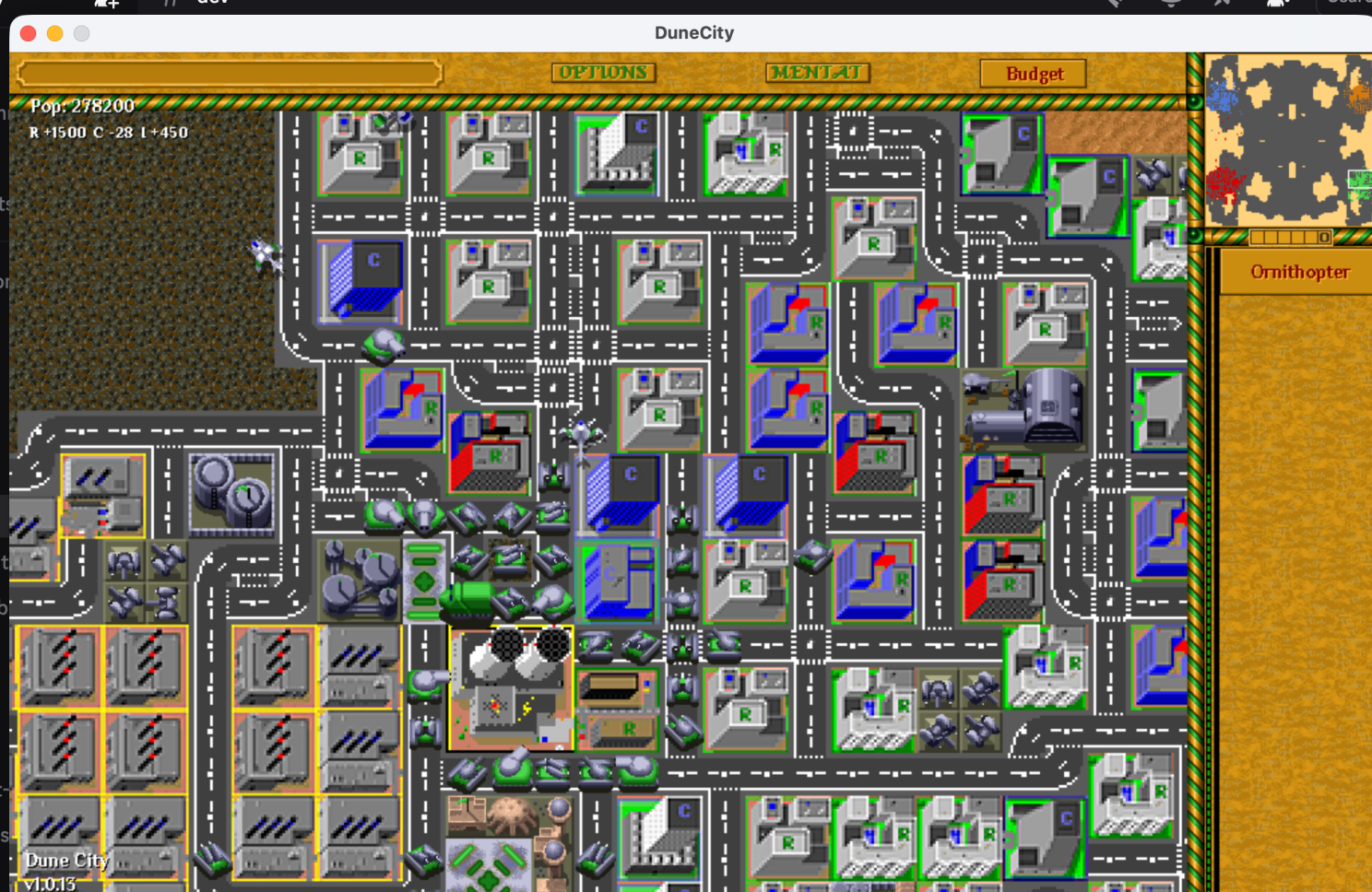 Dense city